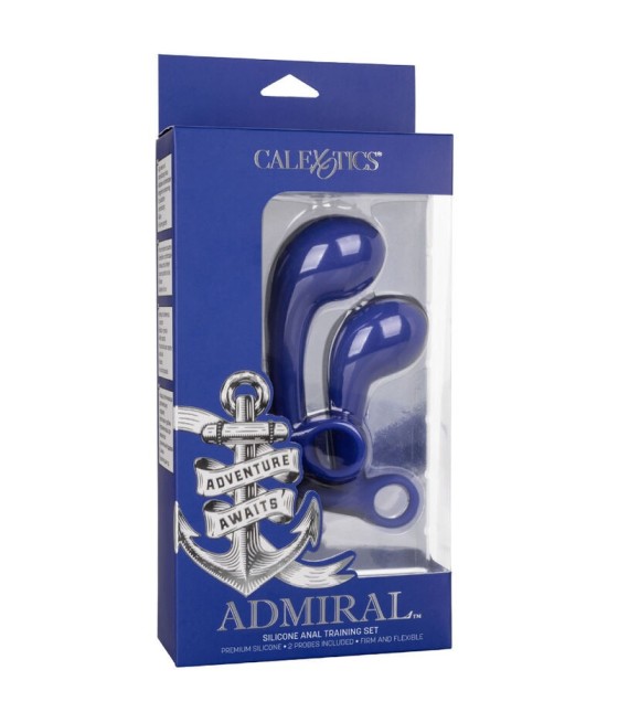 CALEXOTICS - ADMIRAL SET 2 ANAL PLUG BLUE