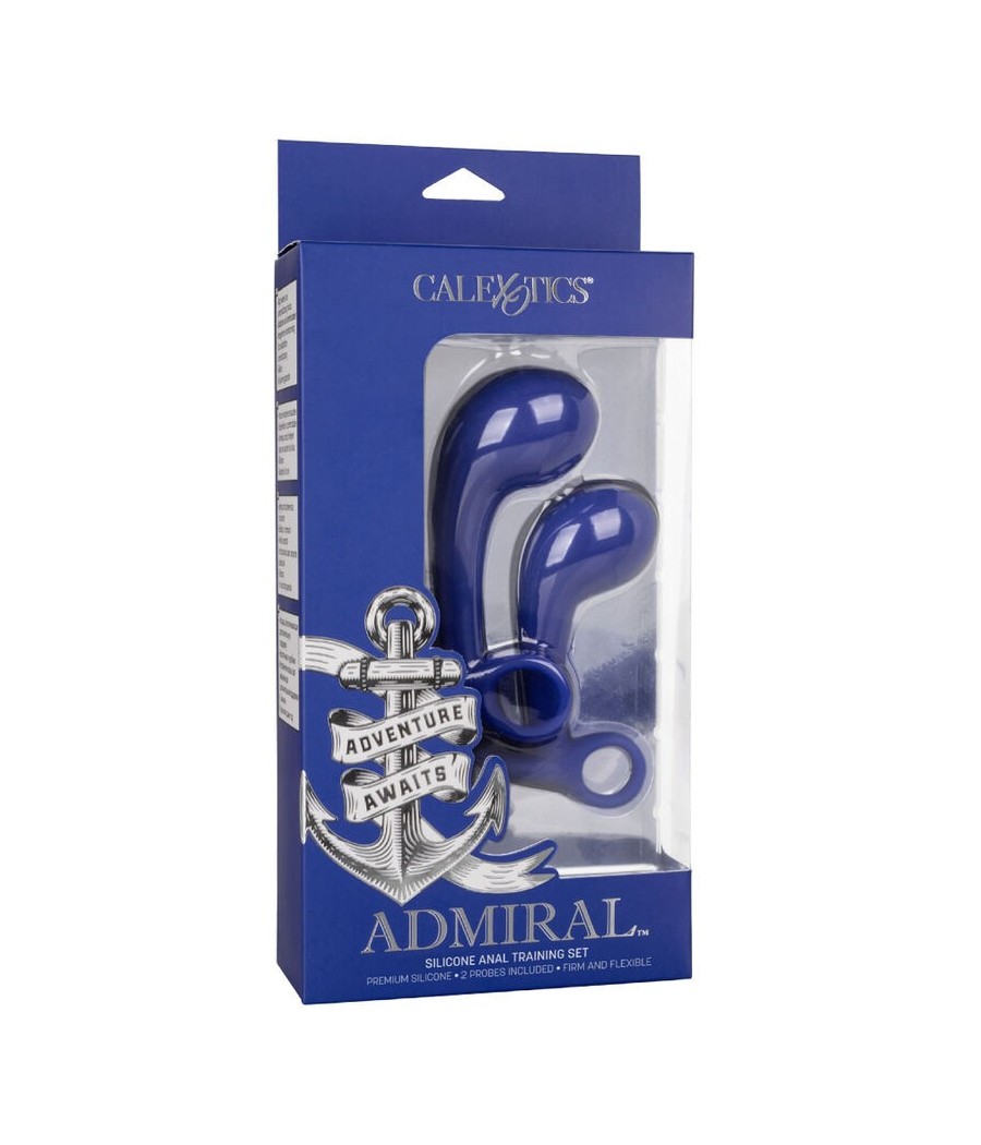 CALEXOTICS - ADMIRAL SET 2 ANAL PLUG BLUE