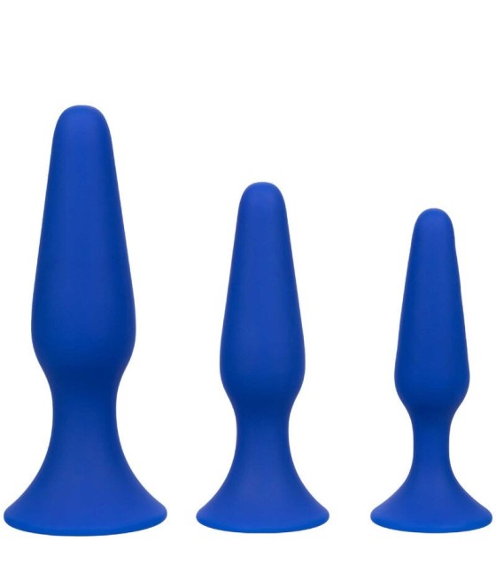 CALEXOTICS - ADMIRAL KIT 3 ANAL PLUG BLUE