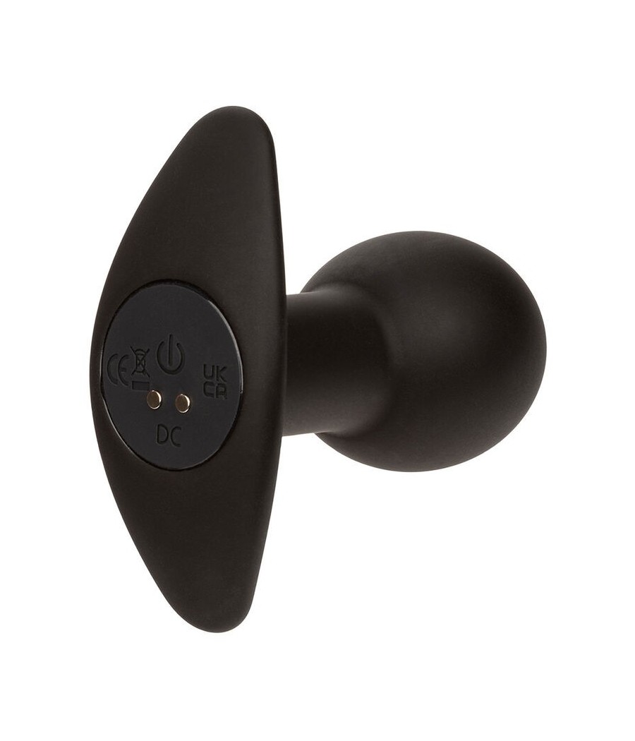 CALEXOTICS - ROCK BOTTOM ANAL PLUG 10 VIBRATIONS SILICONE BLACK