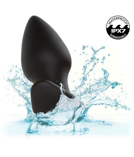 CALEXOTICS - ROCK BOTTOM PERFECT ANAL PLUG 10 VIBRATIONS SILICONE BLACK