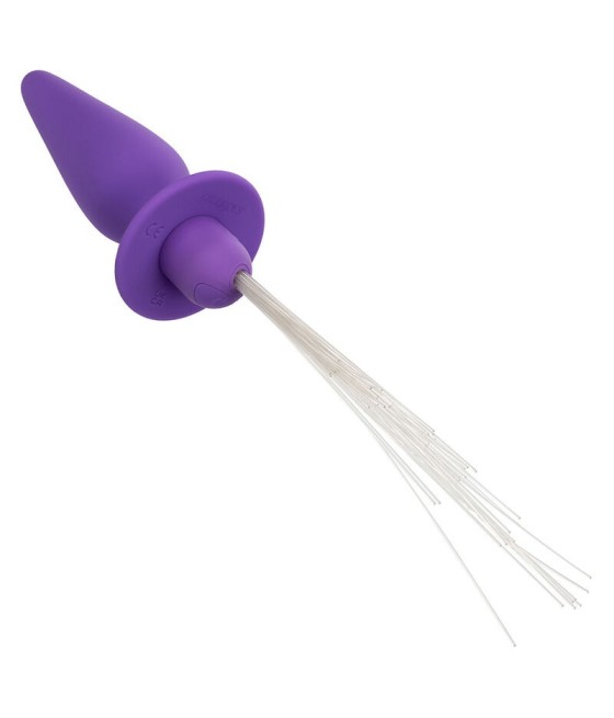 CALEXOTICS - SOUTHERN LIGHTS LIGHT UP ANAL PLUG 10 VIBRATIONS SILICONE PURPLE