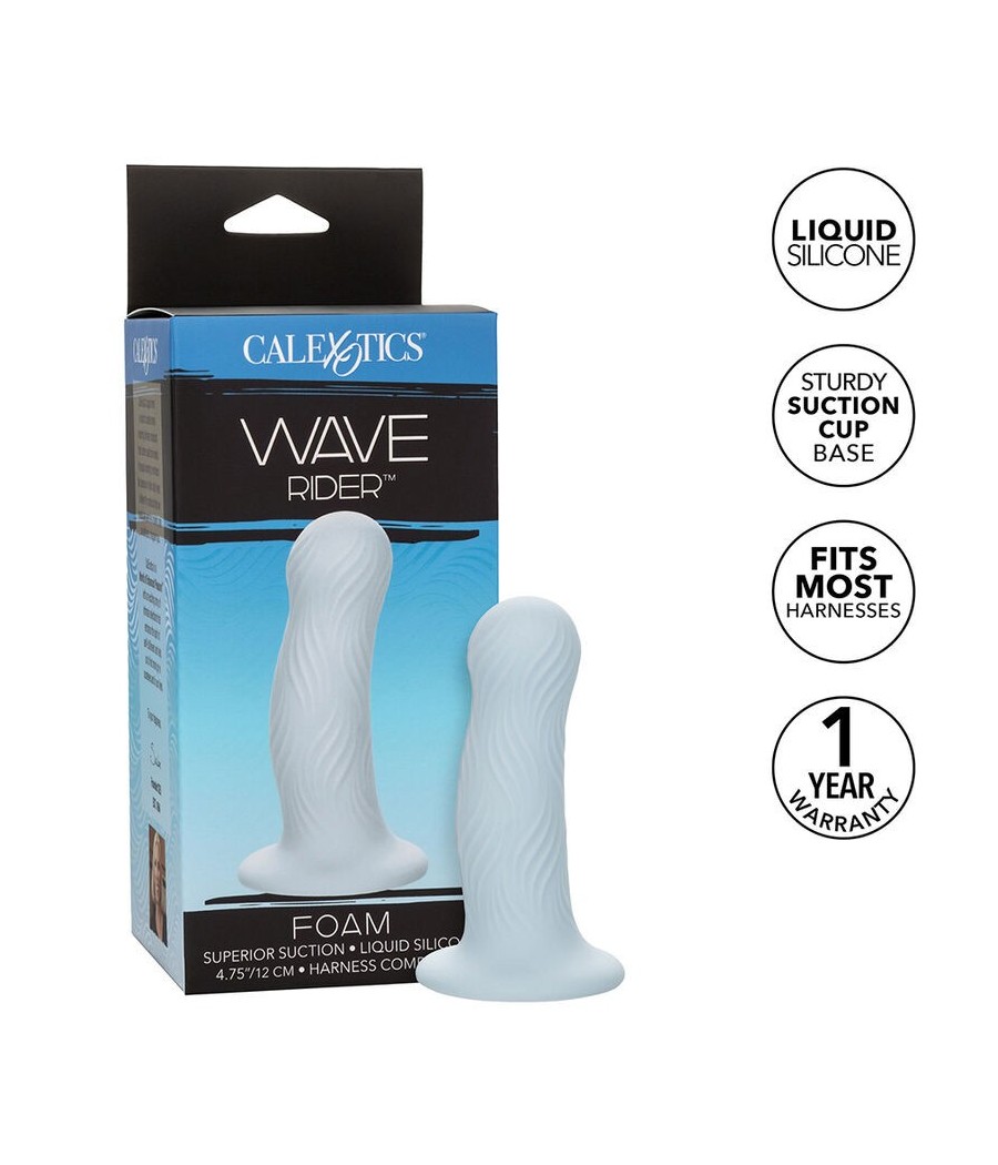 CALEXOTICS - WAVE RIDER FOAM ANAL PLUG BLUE