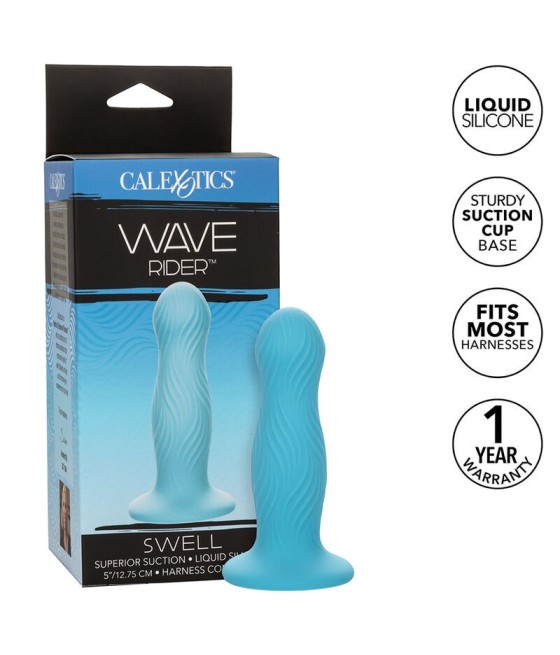 CALEXOTICS - WAVE RIDER SWELL ANAL PLUG BLUE