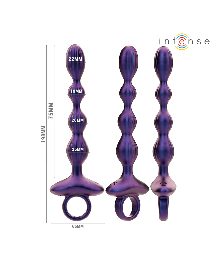 INTENSE - JACKIE VIBRATING ANAL PLUG MODEL 1 REMOTE CONTROL