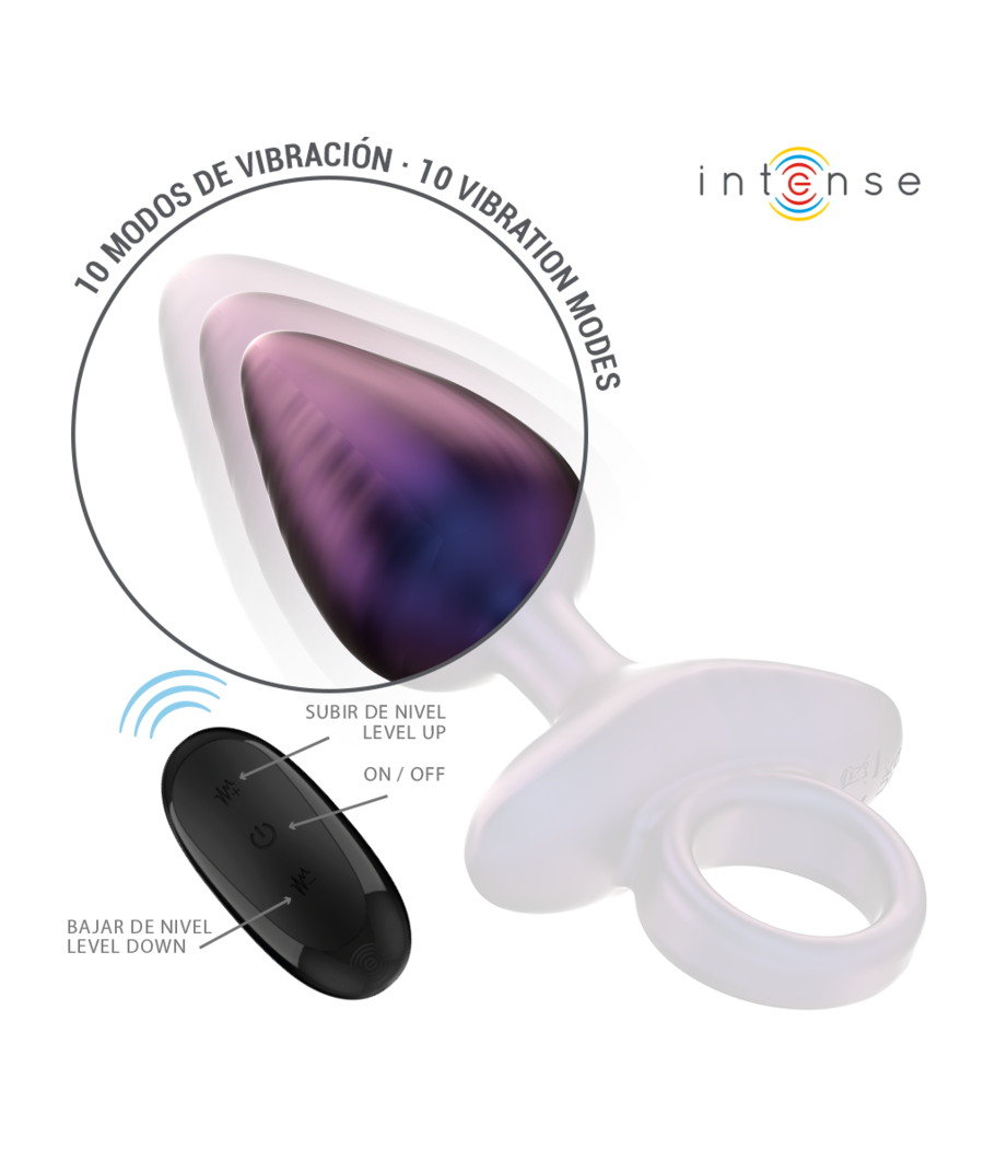 INTENSE - MICHAEL VIBRATING ANAL PLUG MODEL 2 REMOTE CONTROL