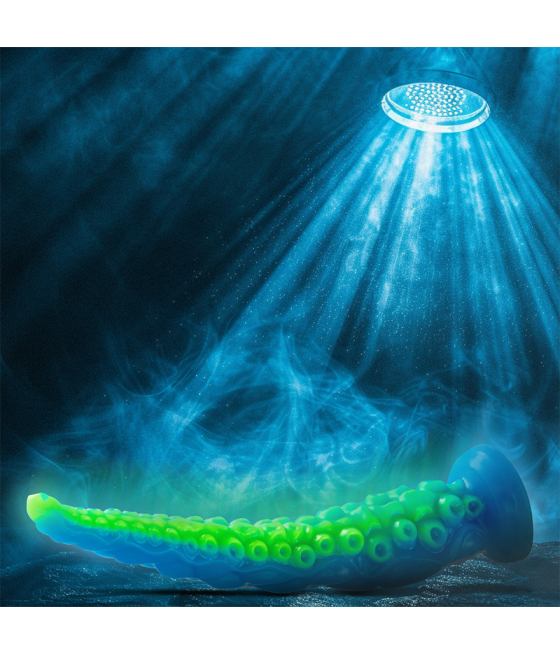 EPIC - SCYLLA FLUORESCENT THIN TENTACLE DILDO LARGE SIZE