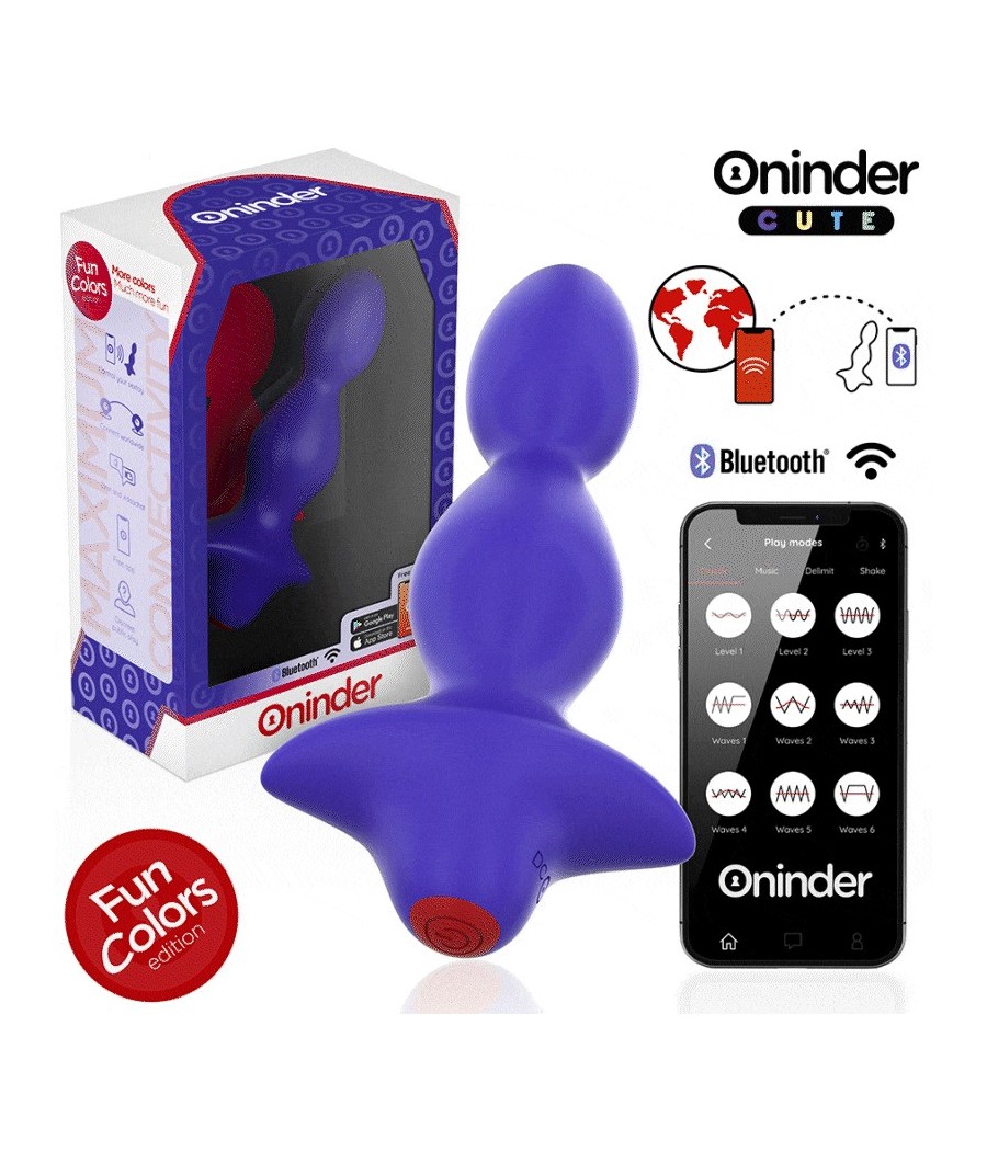ONINDER CUTE - LOVE BUTT VIBRATING ANAL PLUG DILATOR - FREE WORLDWIDE APP