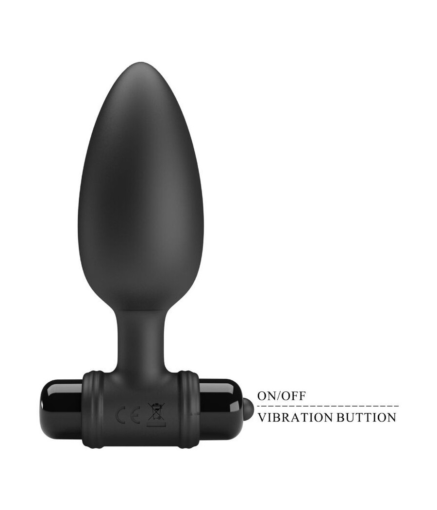 PRETTY LOVE - VIBRA BUTT PLUG 2 ANAL PLUG 10 VIBRATIONS BLACK
