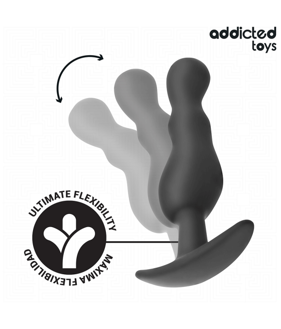 ADDICTED TOYS - SET OF 3 ANAL PLUG SILICONE MODEL 1