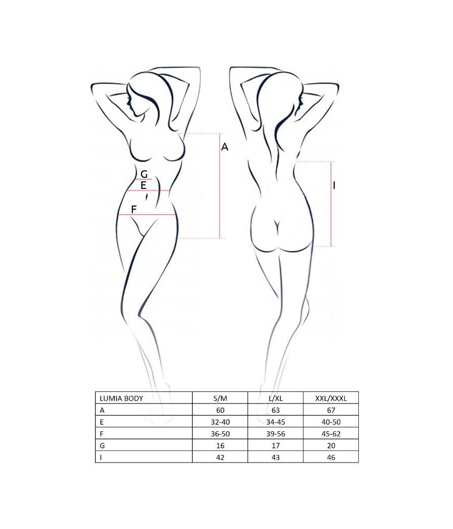 COMPLETO INTIMO PASSION WOMAN "LUMIA TEDDY" NERO