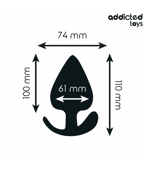 ADDICTED TOYS - ANAL PLUG SILICONE SIZE XXL 11 CM