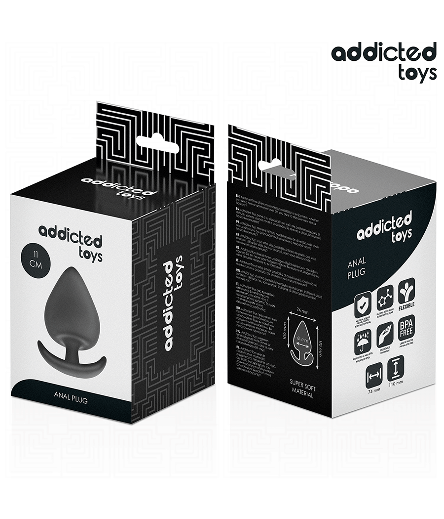 ADDICTED TOYS - ANAL PLUG SILICONE SIZE XXL 11 CM