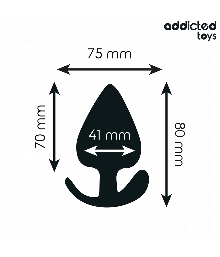 ADDICTED TOYS - ANAL PLUG SILICONE SIZE L 8 CM