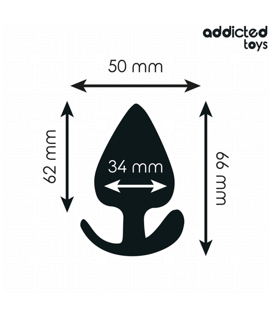 ADDICTED TOYS - ANAL PLUG SILICONE SIZE M 6.6 CM
