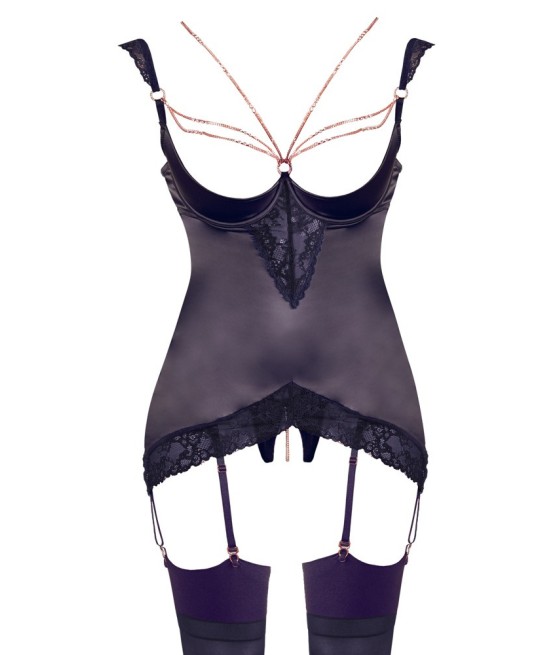 COMPLETO INTIMO BASQUE ALBERTA FINA - COLORE NERO