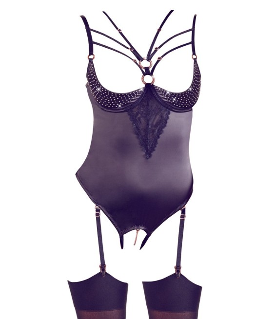 COMPLETO INTIMO BODY ALBERTA FINA - COLORE NERO