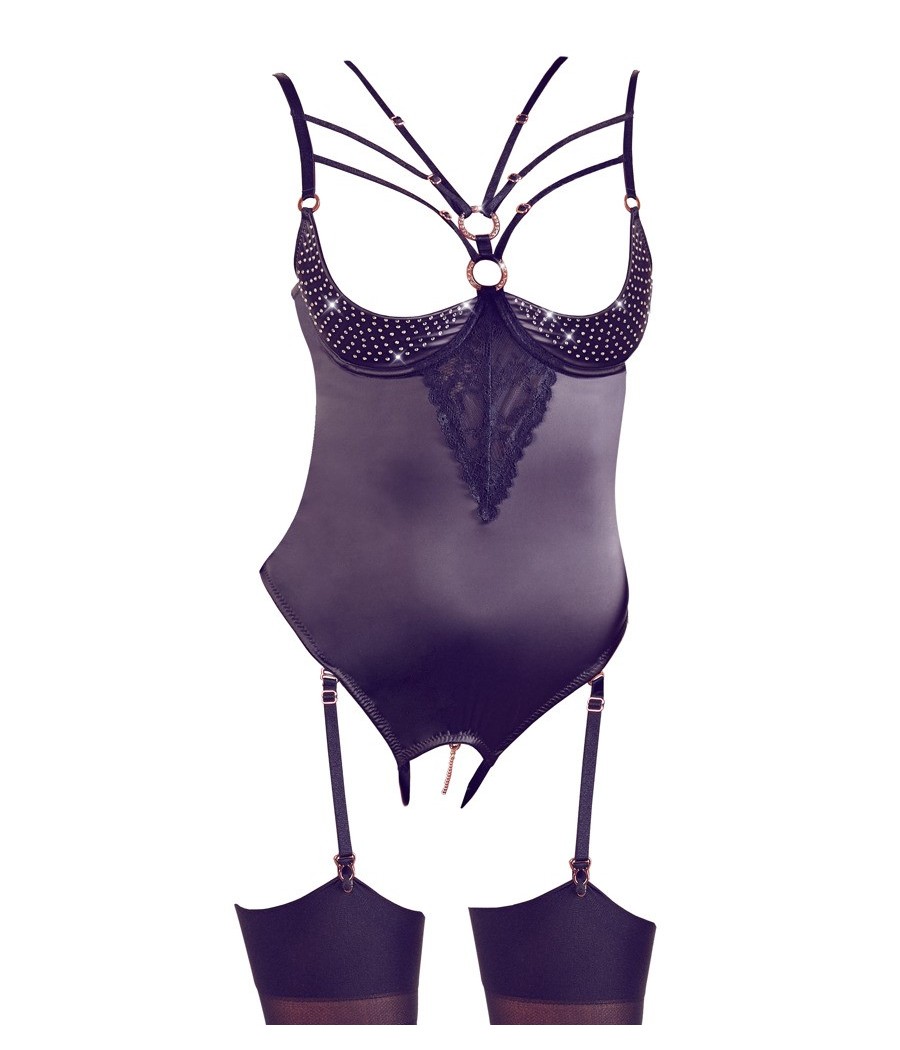 COMPLETO INTIMO BODY ALBERTA FINA - COLORE NERO