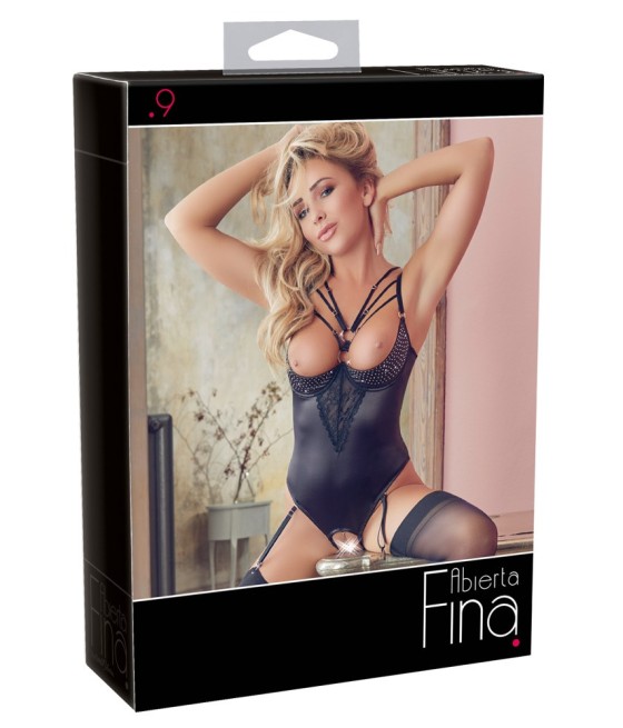 COMPLETO INTIMO BODY ALBERTA FINA - COLORE NERO