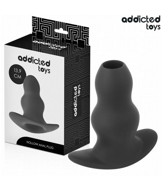 ADDICTED TOYS - HOLLOW ANAL PLUG SILICONE SIZE XL 13.9 CM