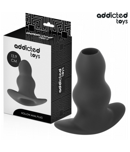 ADDICTED TOYS - HOLLOW ANAL PLUG SILICONE SIZE XL 13.9 CM