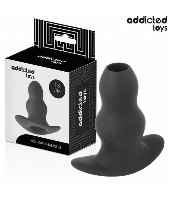 ADDICTED TOYS - HOLLOW ANAL PLUG SILICONE SIZE M 9.6 CM