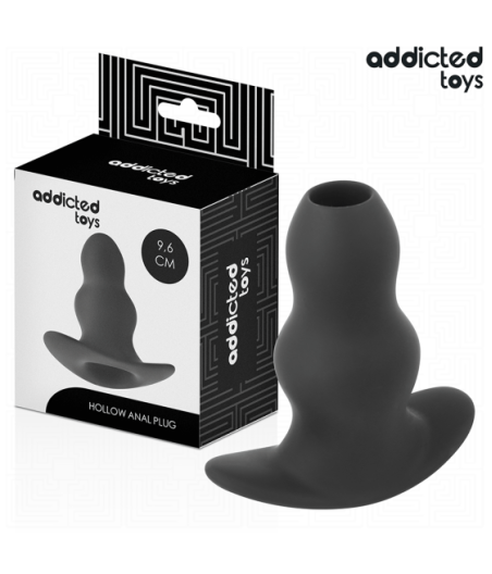 ADDICTED TOYS - HOLLOW ANAL PLUG SILICONE SIZE M 9.6 CM