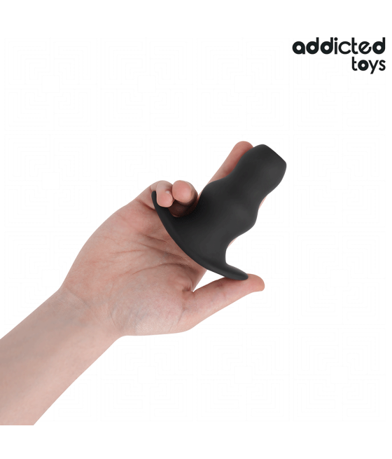 ADDICTED TOYS - HOLLOW ANAL PLUG SILICONE SIZE M 9.6 CM