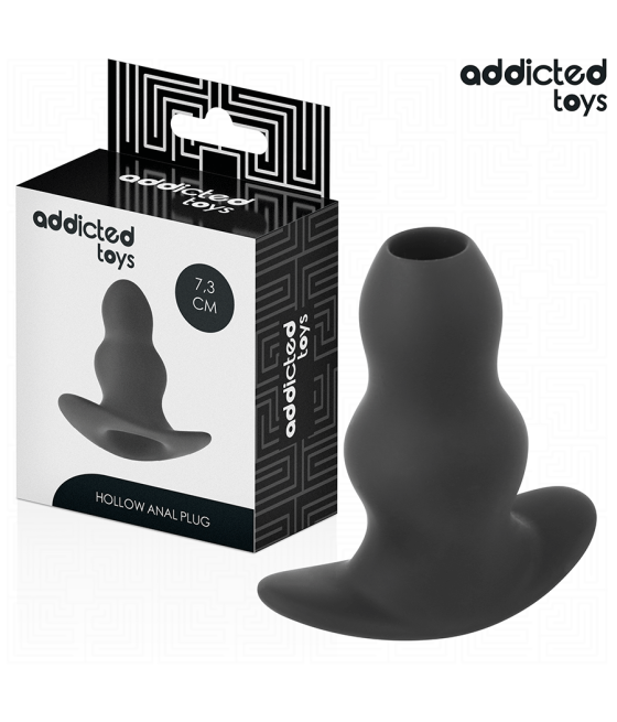 ADDICTED TOYS - HOLLOW ANAL PLUG SILICONE SIZE S 7.3 CM