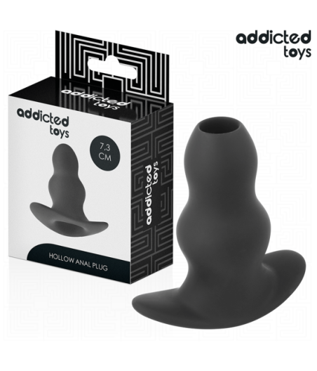ADDICTED TOYS - HOLLOW ANAL PLUG SILICONE SIZE S 7.3 CM