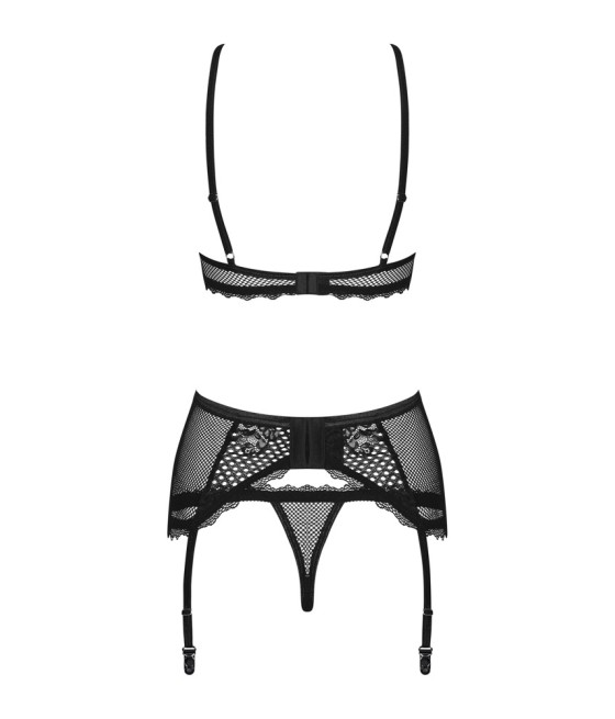 Reggiseno, reggicalze e perizoma nel set Basitta di Obsessive.