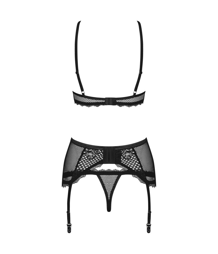 Reggiseno, reggicalze e perizoma nel set Basitta di Obsessive.