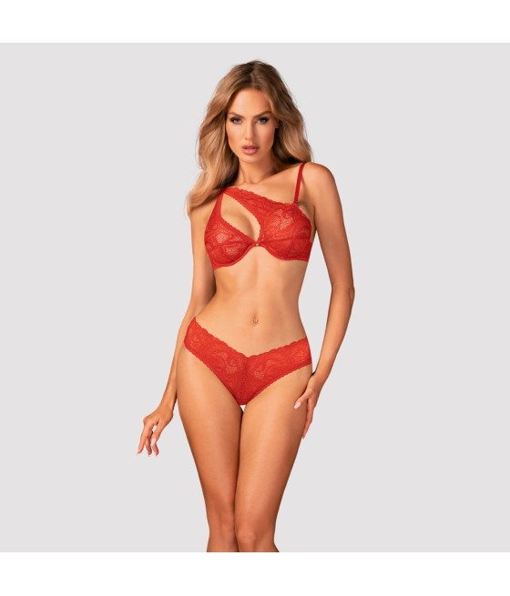 Reggiseno asimmetrico e mutandine ATENICA di Obsessive.