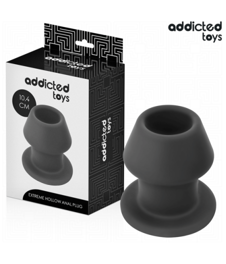 ADDICTED TOYS - EXTREME HOLLOW ANAL PLUG SILICONE SIZE L 10.4 CM