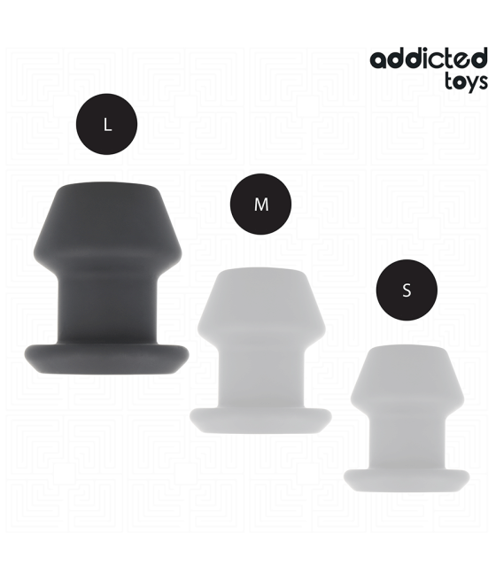 ADDICTED TOYS - EXTREME HOLLOW ANAL PLUG SILICONE SIZE L 10.4 CM