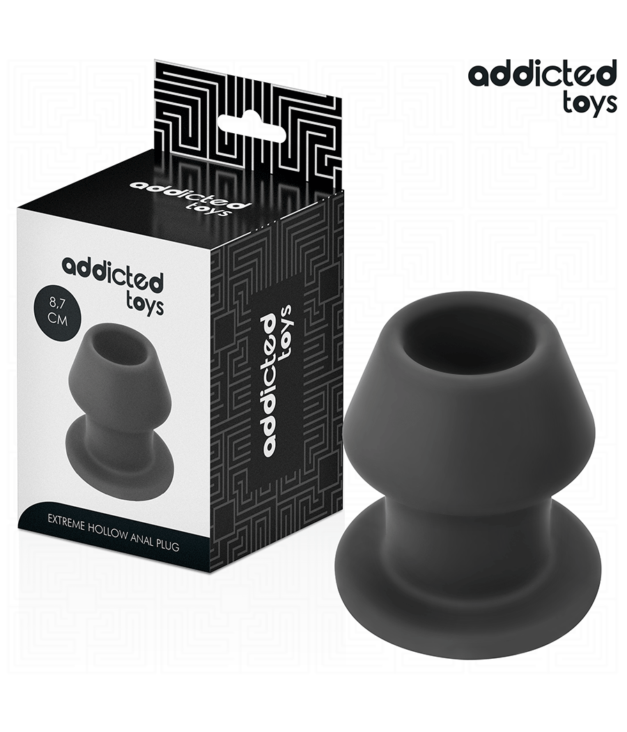 ADDICTED TOYS - EXTREME HOLLOW ANAL PLUG SILICONE SIZE M 8.7 CM