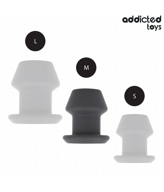 ADDICTED TOYS - EXTREME HOLLOW ANAL PLUG SILICONE SIZE M 8.7 CM