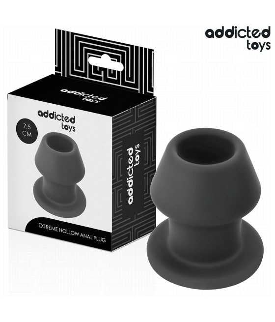 ADDICTED TOYS - EXTREME HOLLOW ANAL PLUG SILICONE SIZE S 7.5 CM