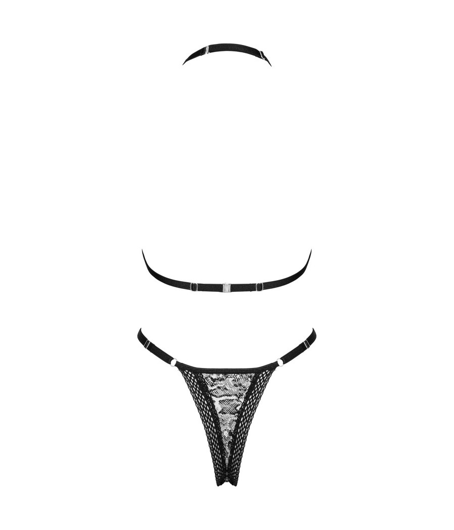 Set Xenita di Obsessive con reggiseno morbido e perizoma.