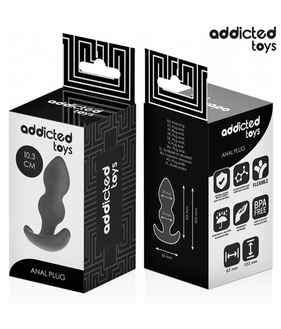 ADDICTED TOYS - ANAL PLUG SILICONE SIZE S 10.3 CM
