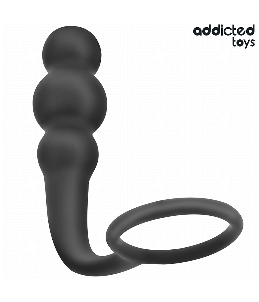 ADDICTED TOYS - ANAL PLUG WITH RING SILICONE MODEL 1