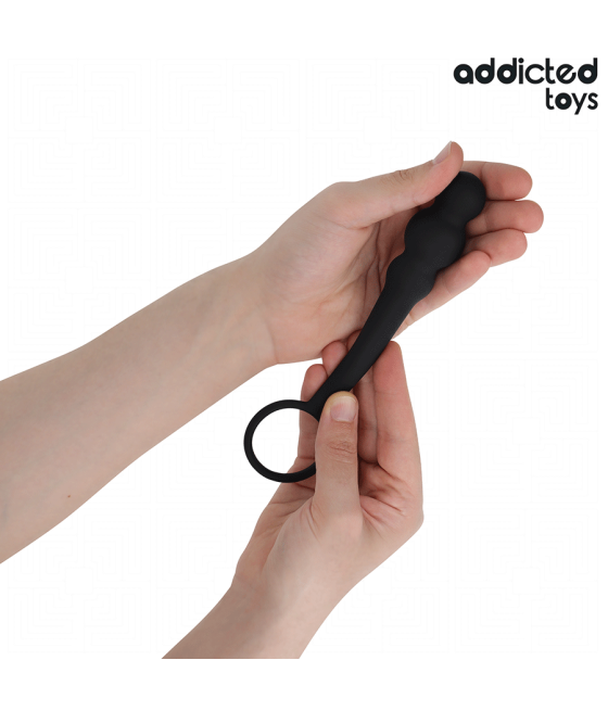 ADDICTED TOYS - ANAL PLUG WITH RING SILICONE MODEL 1