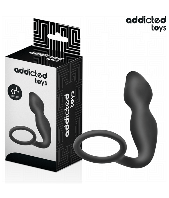 ADDICTED TOYS - ANAL PLUG WITH RING SILICONE MODEL 2