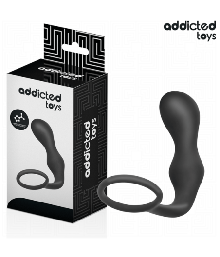 ADDICTED TOYS - ANAL PLUG WITH RING SILICONE MODEL 3