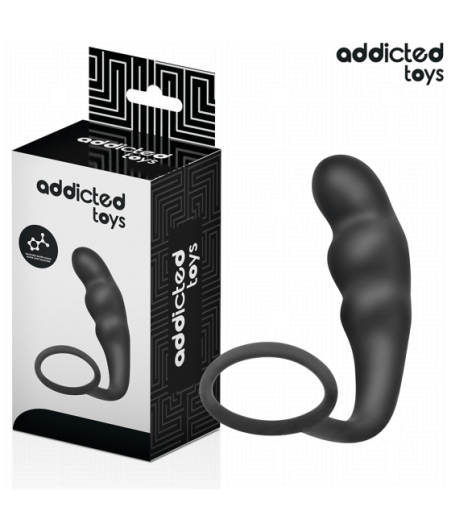 ADDICTED TOYS - ANAL PLUG WITH RING SILICONE MODEL 4