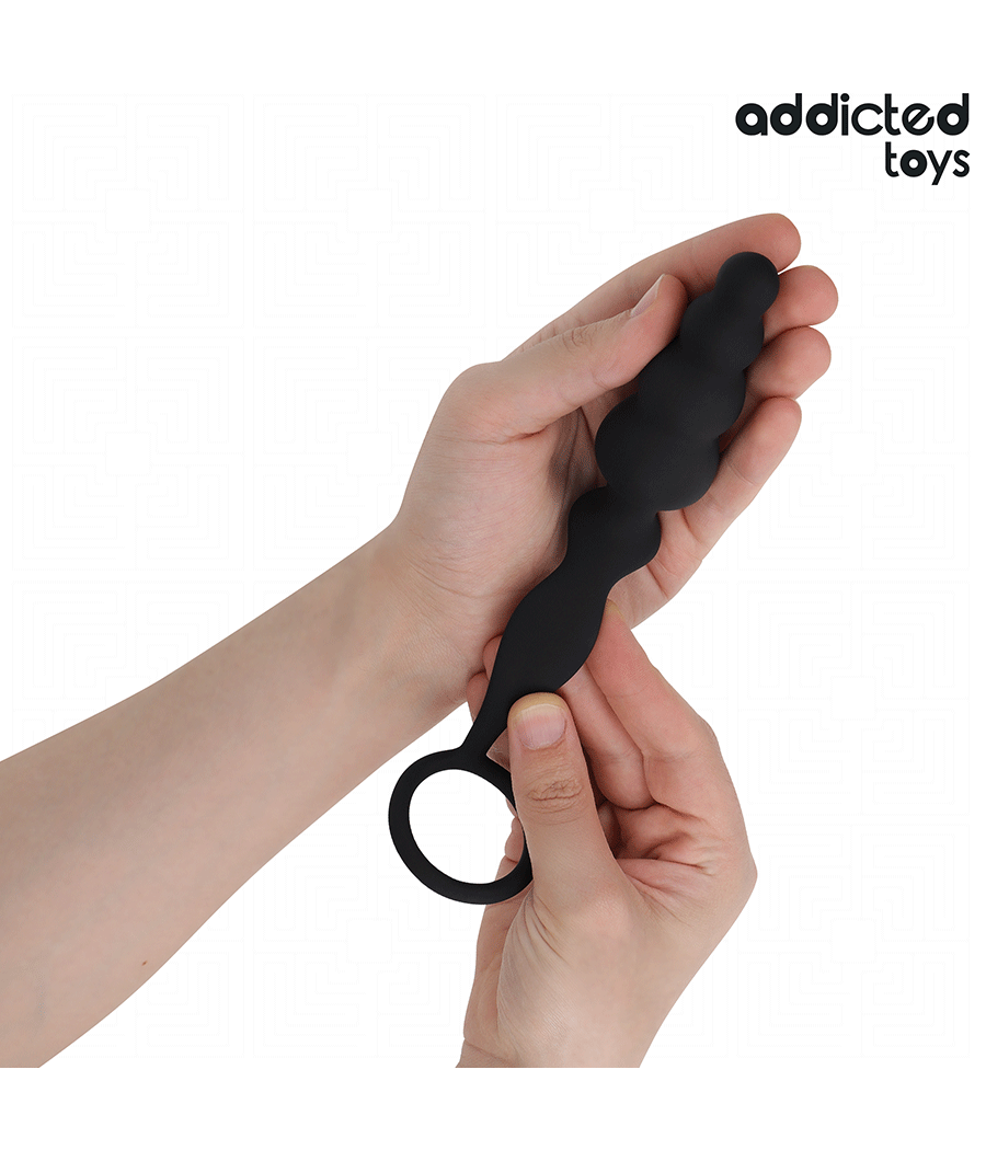 ADDICTED TOYS - ANAL PLUG WITH RING SILICONE MODEL 5