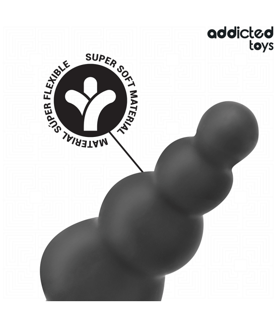 ADDICTED TOYS - ANAL PLUG WITH RING SILICONE MODEL 5