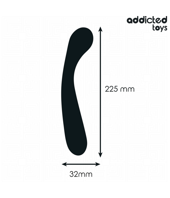 ADDICTED TOYS - DOUBLE ANAL MASSAGER SILICONE 22.5 CM
