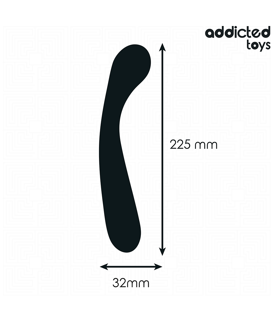 ADDICTED TOYS - DOUBLE ANAL MASSAGER SILICONE 22.5 CM