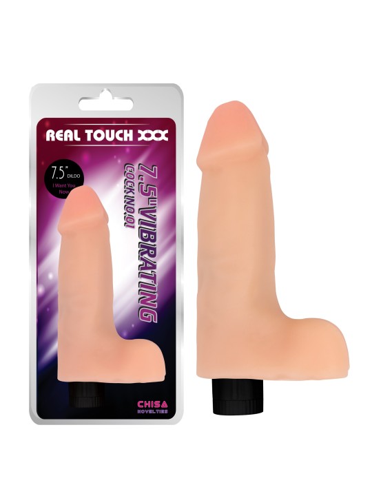 VIBRATORE REALISTICO "REAL TOUCH XXX" CARNE - 19 CM VIBRATORE REALISTICO "REAL TOUCH XXX" CARNE - 19 CM